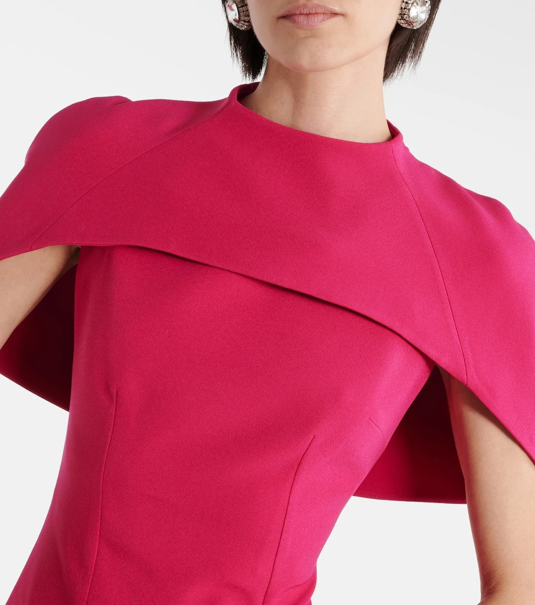 Safiyaa - Caped midi dress