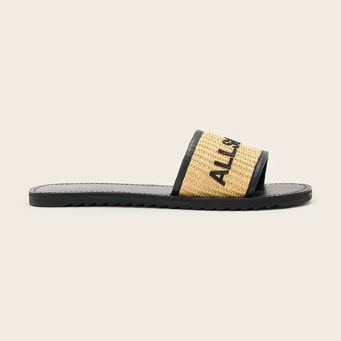 AllSaints сандали дамски от кожа Hoxton Slider