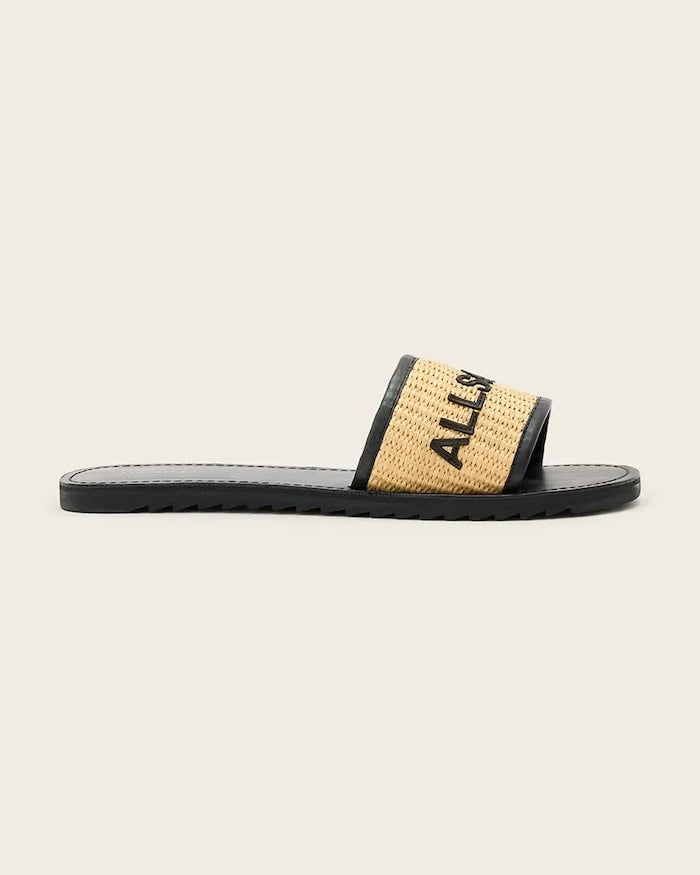 AllSaints Kadın Deri Sandalet Hoxton Slider