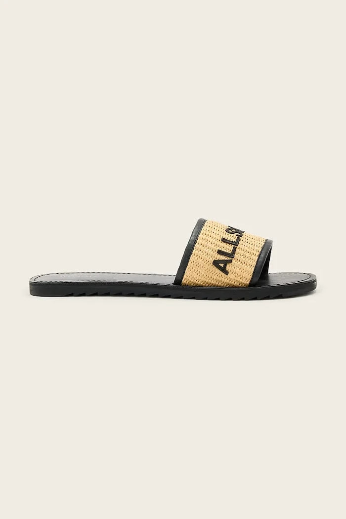 AllSaints сандали дамски от кожа Hoxton Slider