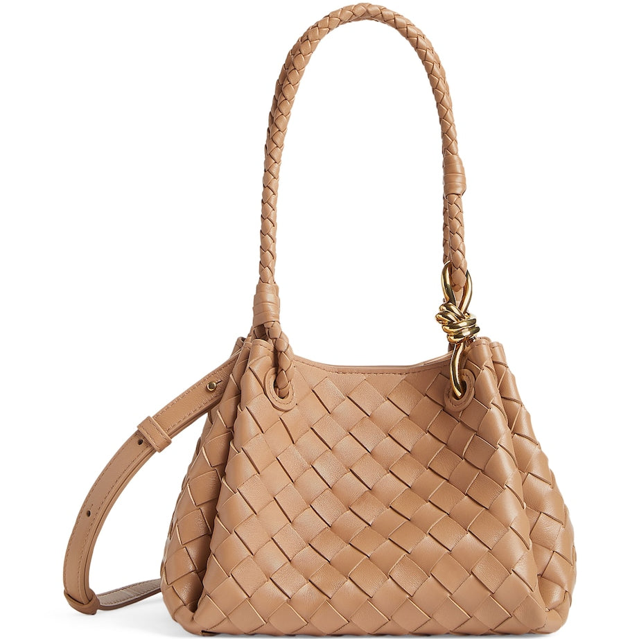 Bottega Veneta Small Leather Parachute Shoulder Bag