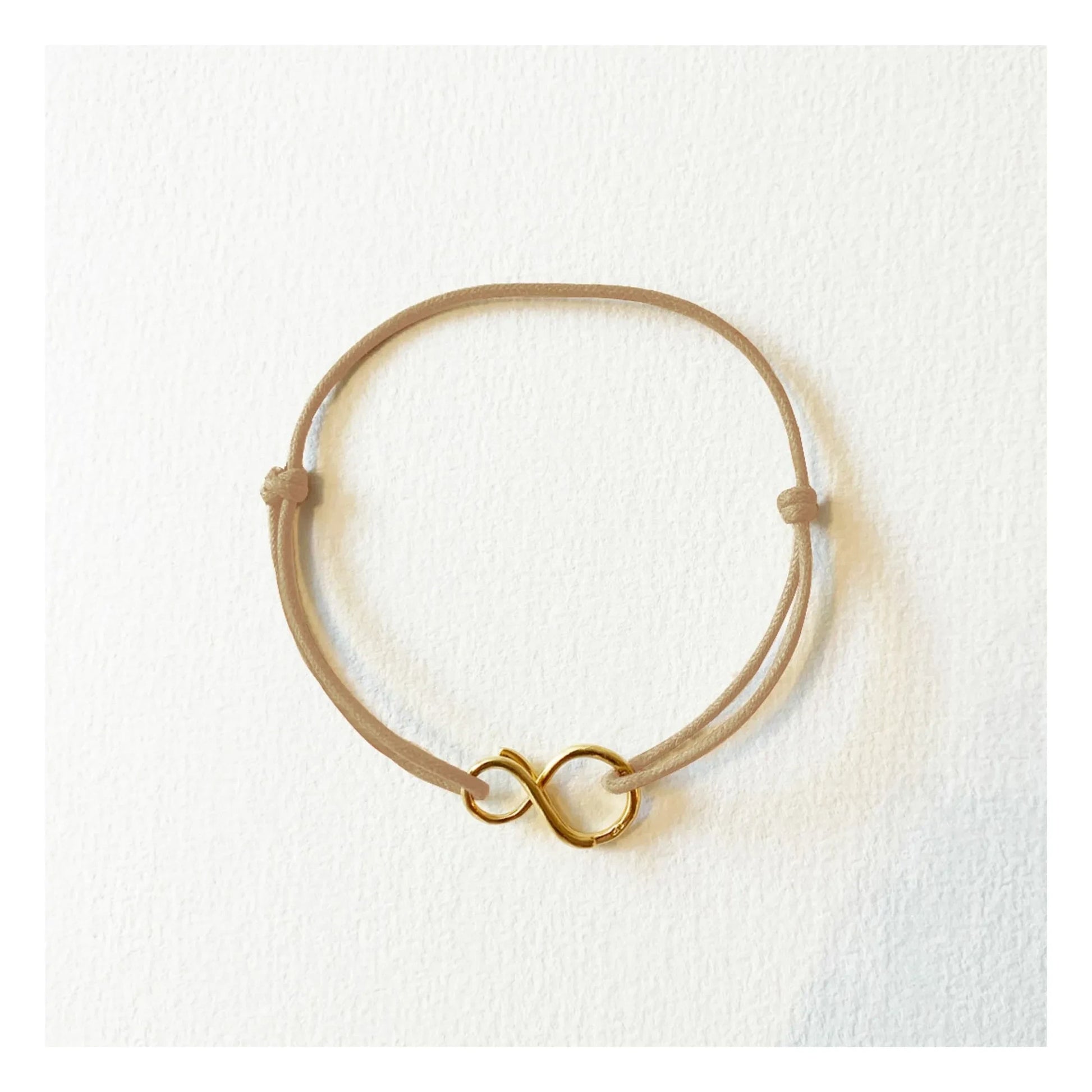 LAH - Mini-Infinity Cord Bracelet | Camel