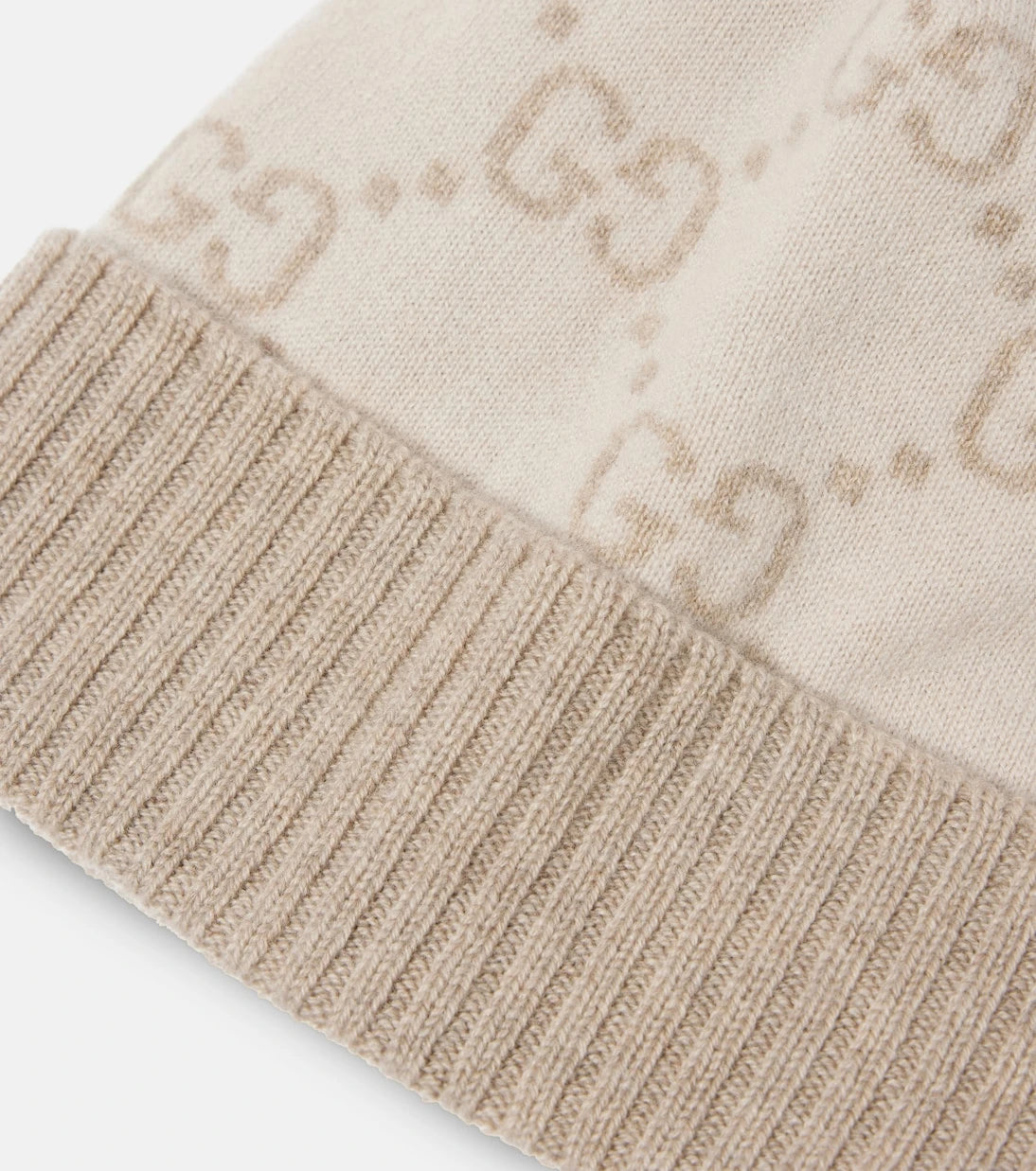 Gucci - GG cashmere jacquard beanie