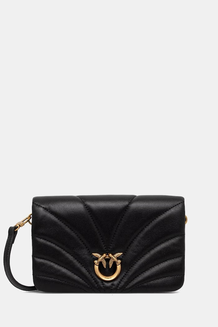 Pinko чанта crossbody дамска от кожа