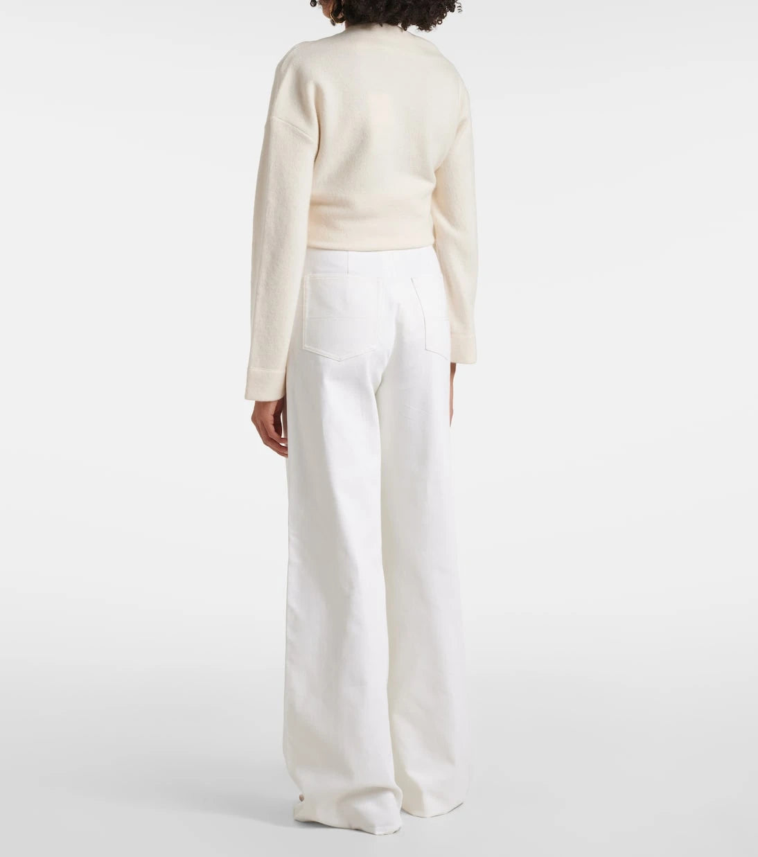 Max Mara - Ruggero cotton wide-leg pants
