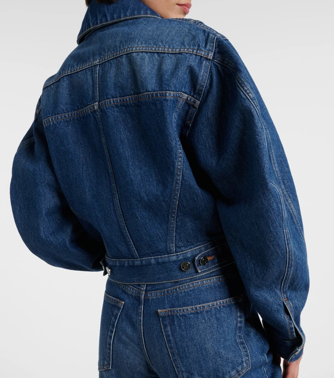 Givenchy - Cocoon cropped denim jacket
