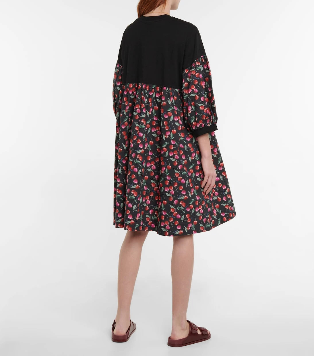 See By Chloé - فستان قصير من القطن المطبوع