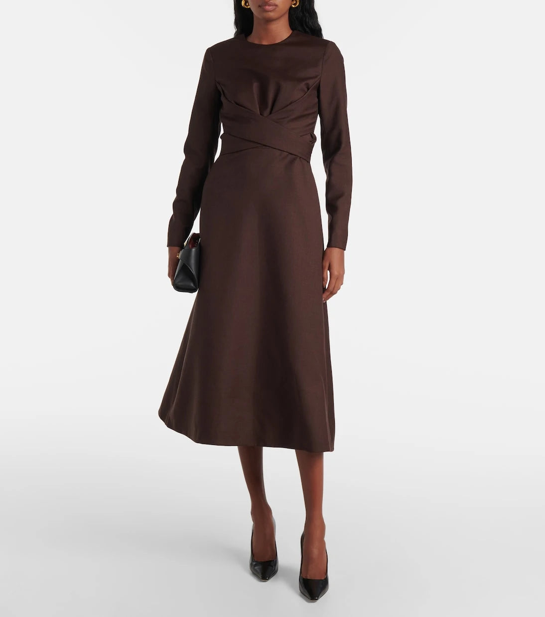 Emilia Wickstead - Elta wool midi dress