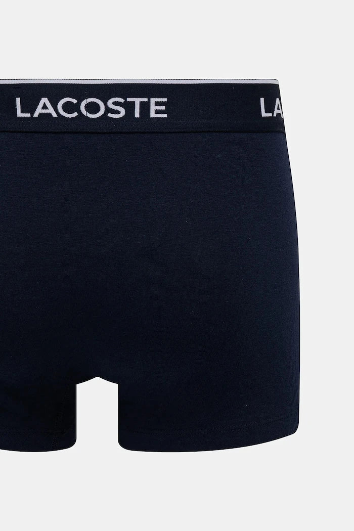 Lacoste erkek pamuklu elastan dar kesim boxer 3'lü