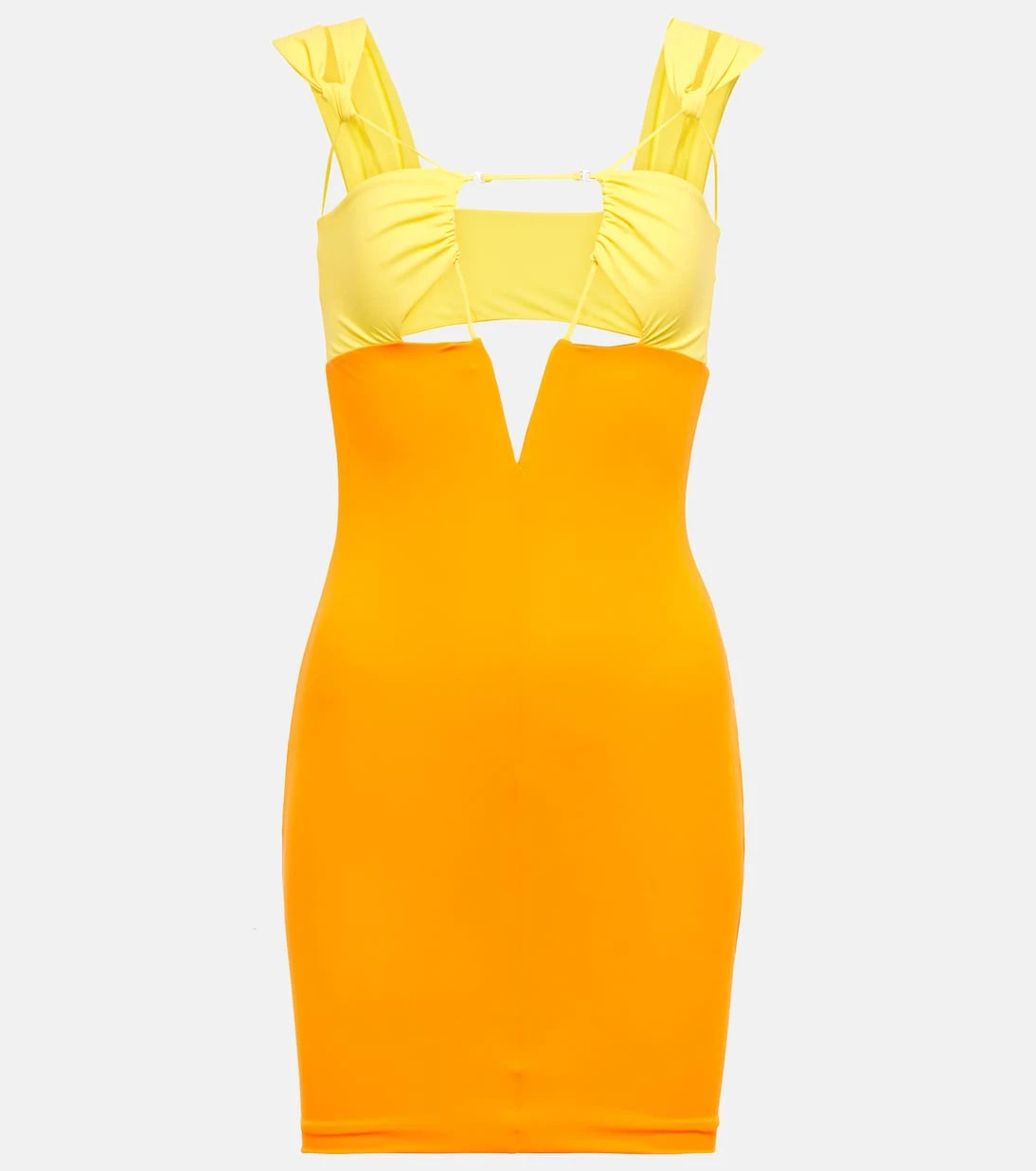 نانسي دوجاكا - فستان قصير بقصات