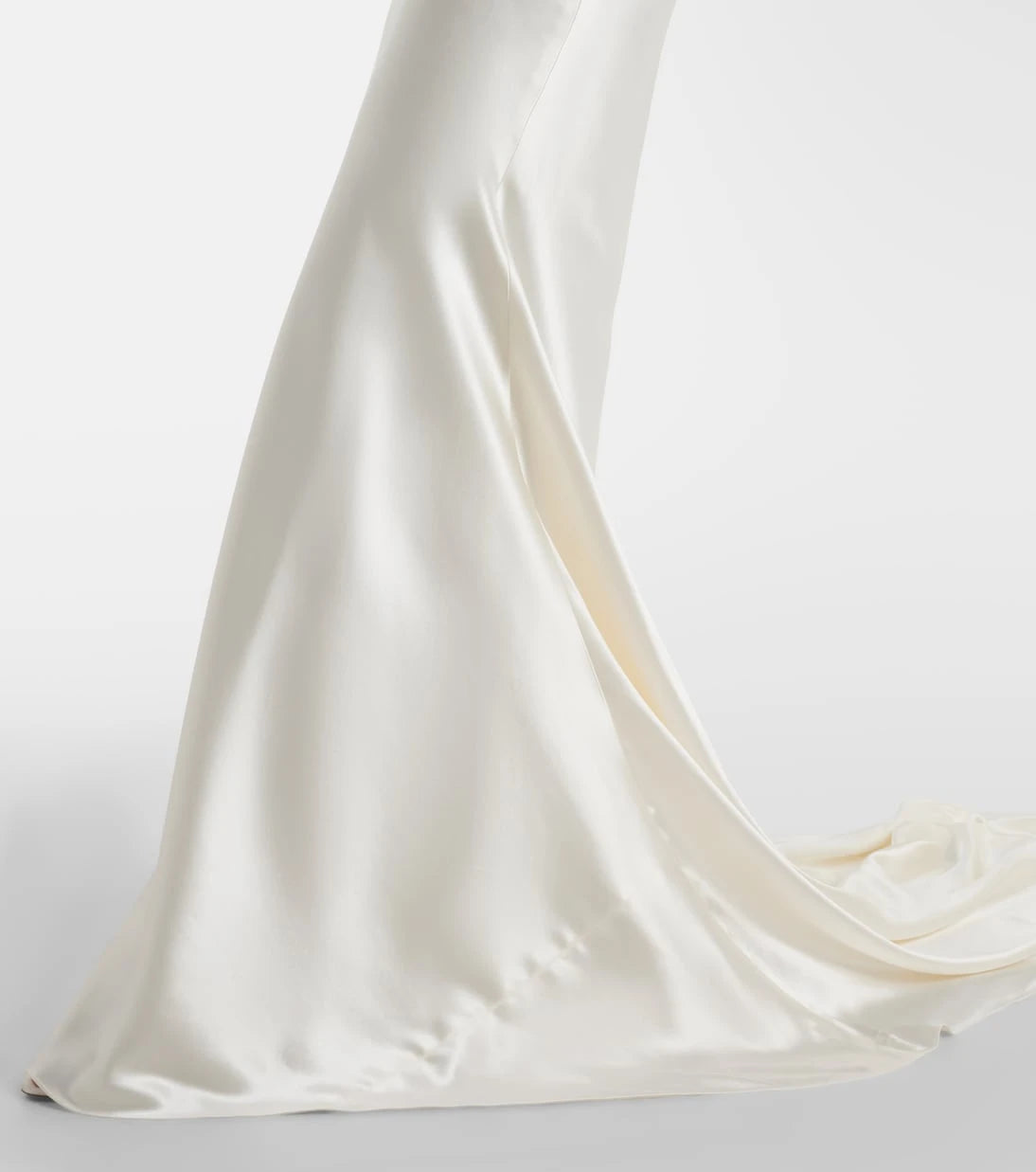 Danielle Frankel - Bridal River silk and wool bustier gown