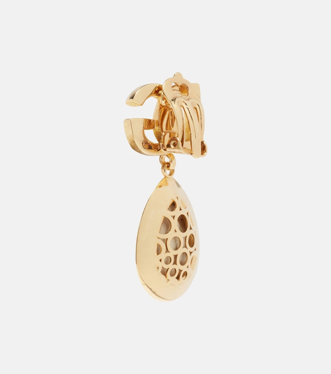 Dolce&Gabbana - DG embellished clip-on earrings