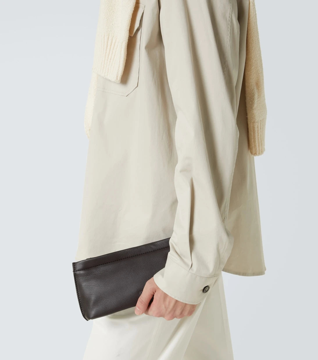 Zegna - Secondskin leather toiletry bag