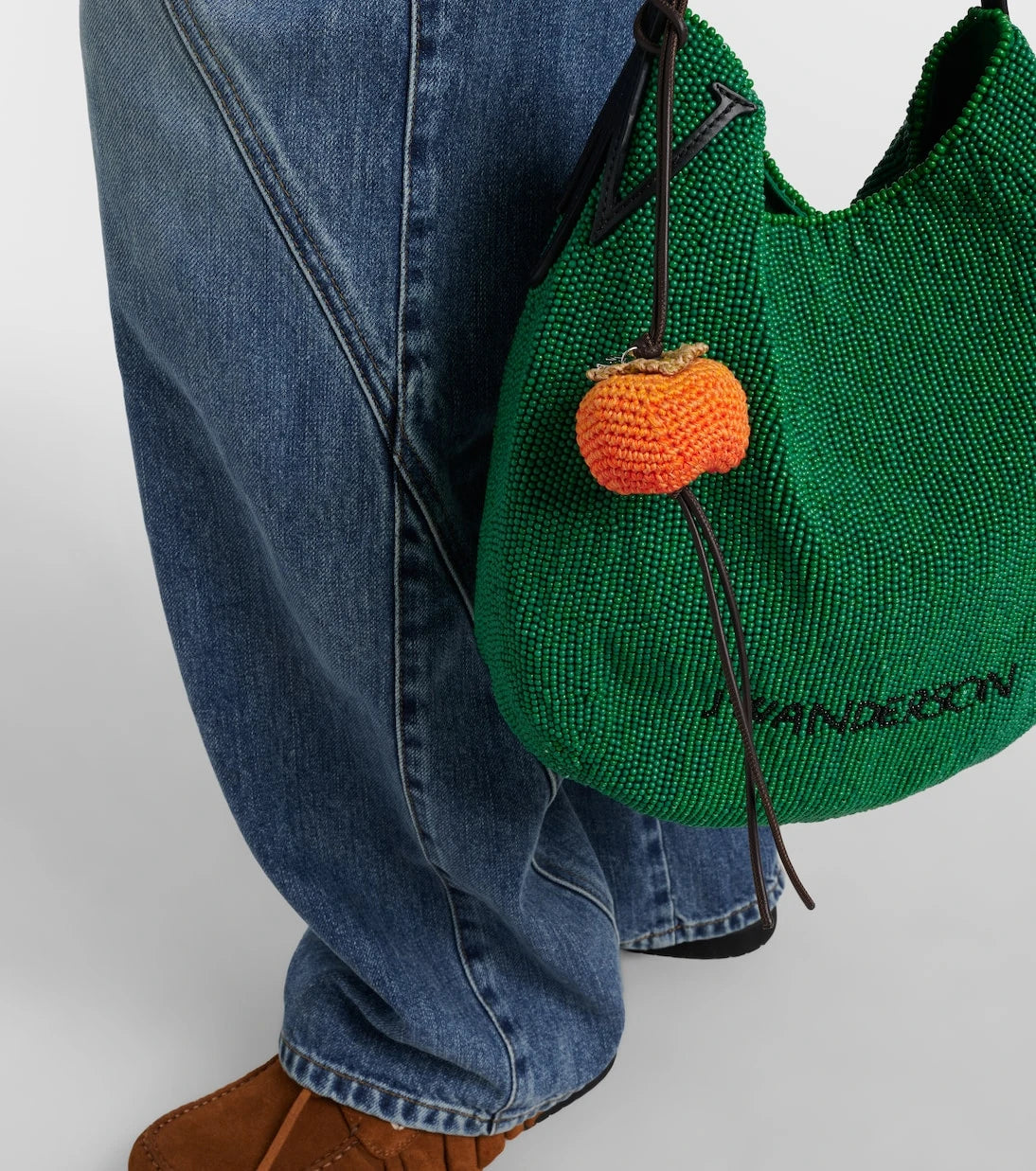 JW Anderson - Persimmon crochet bag charm
