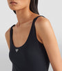 Prada Black Sleeveless Triangle Bodysuit
