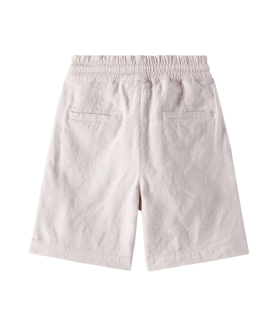 Brunello Cucinelli Kids - شورت برمودا مصبوغ من مزيج الكتان