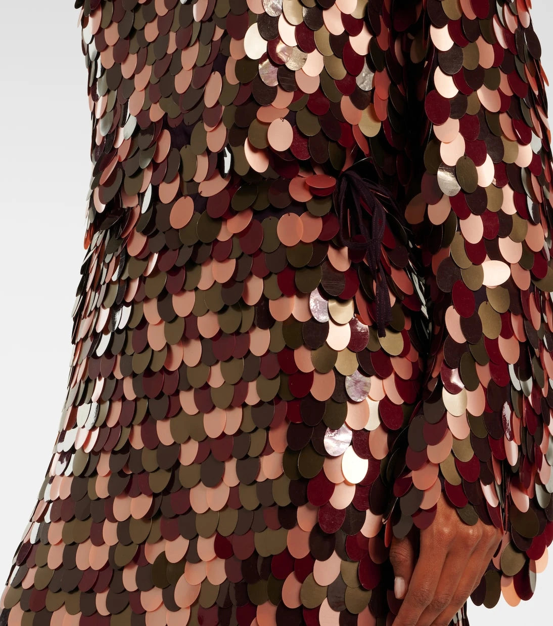 Dries Van Noten - Sequined midi skirt