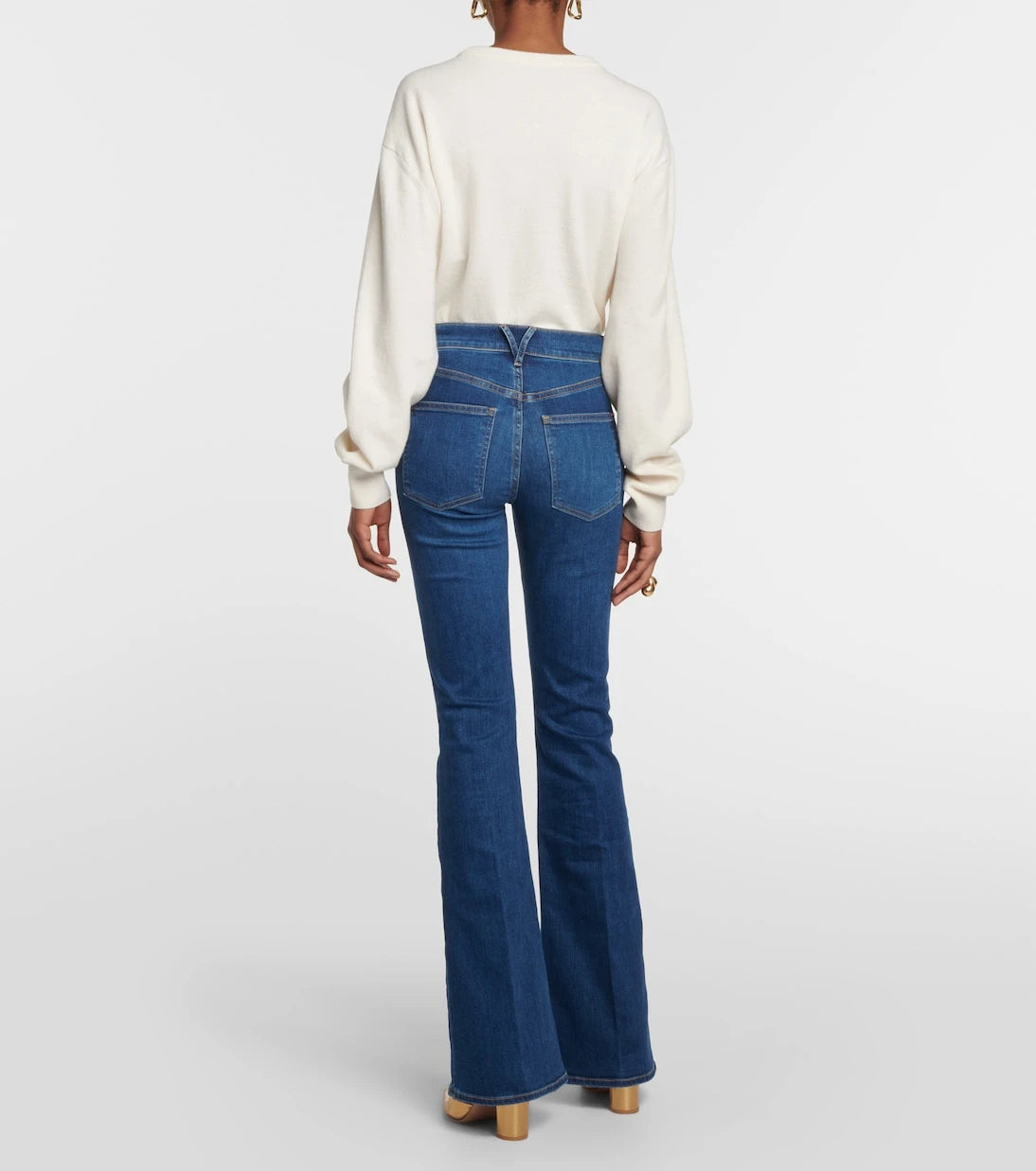Veronica Beard - Beverly high-rise flared jeans