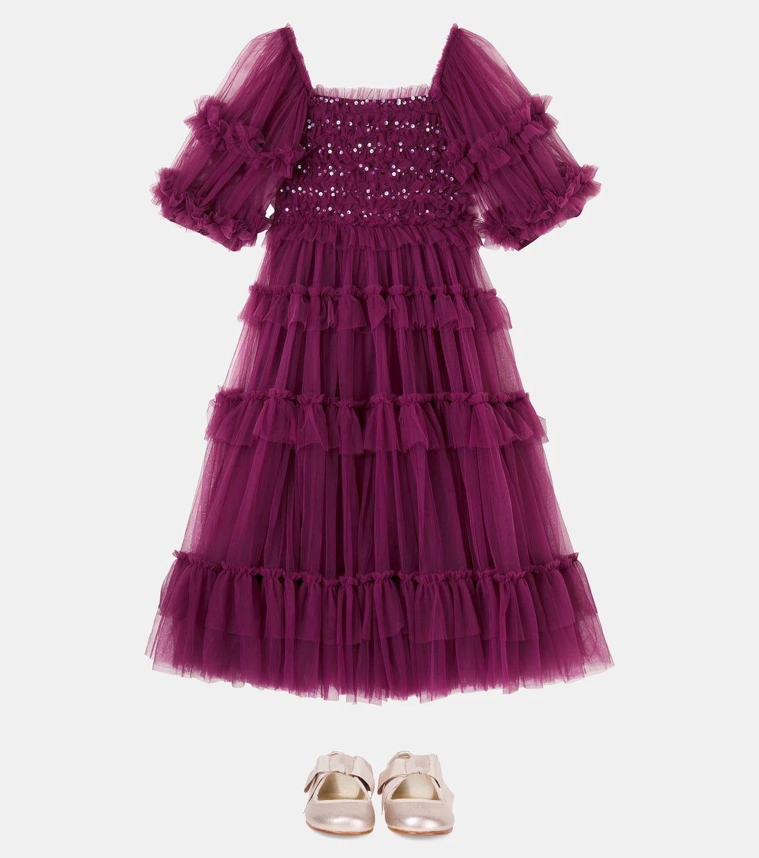 Tutu Du Monde - Halcyon sequined tiered tulle dress