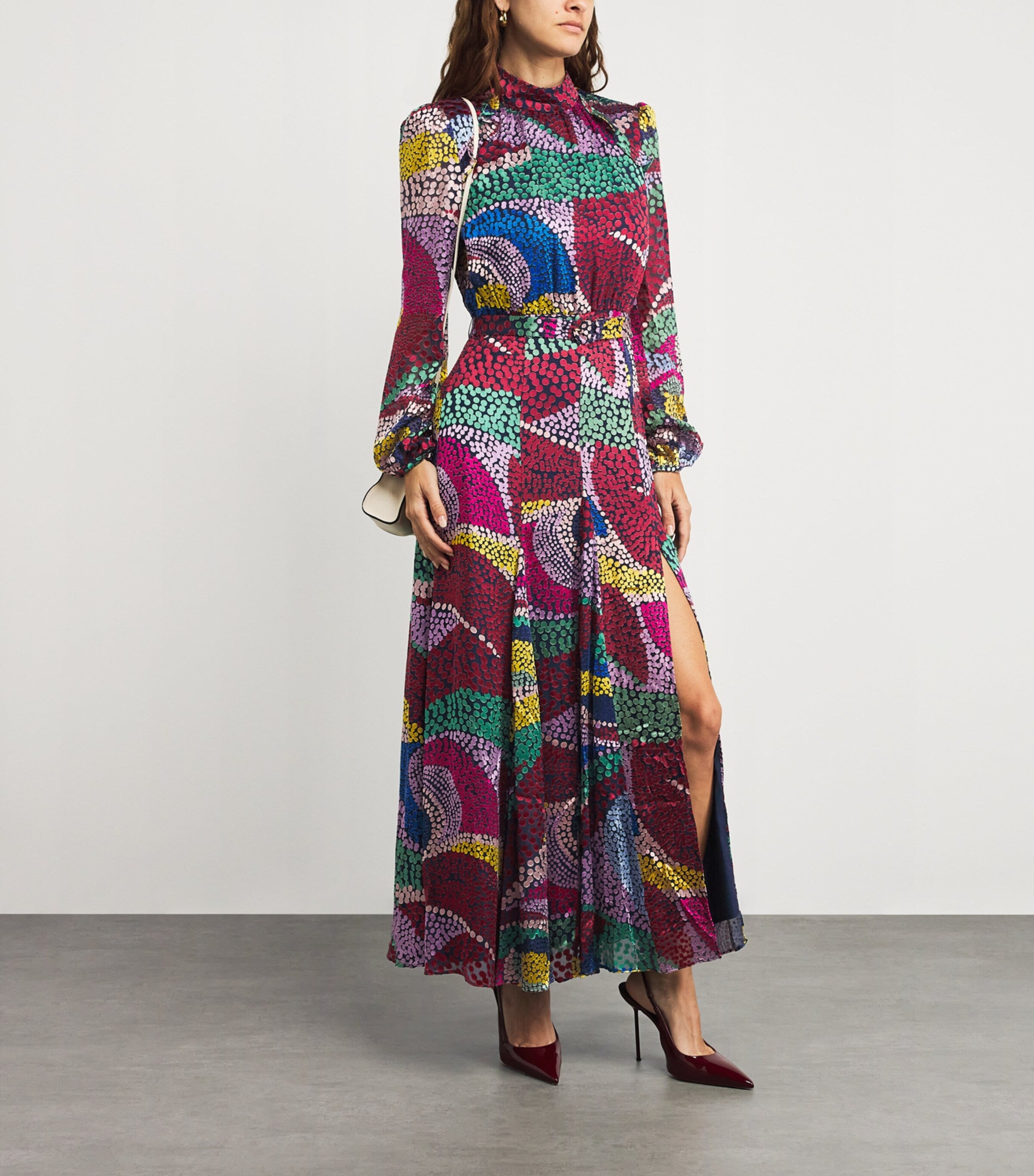 Silk Jacqui B Midi Dress