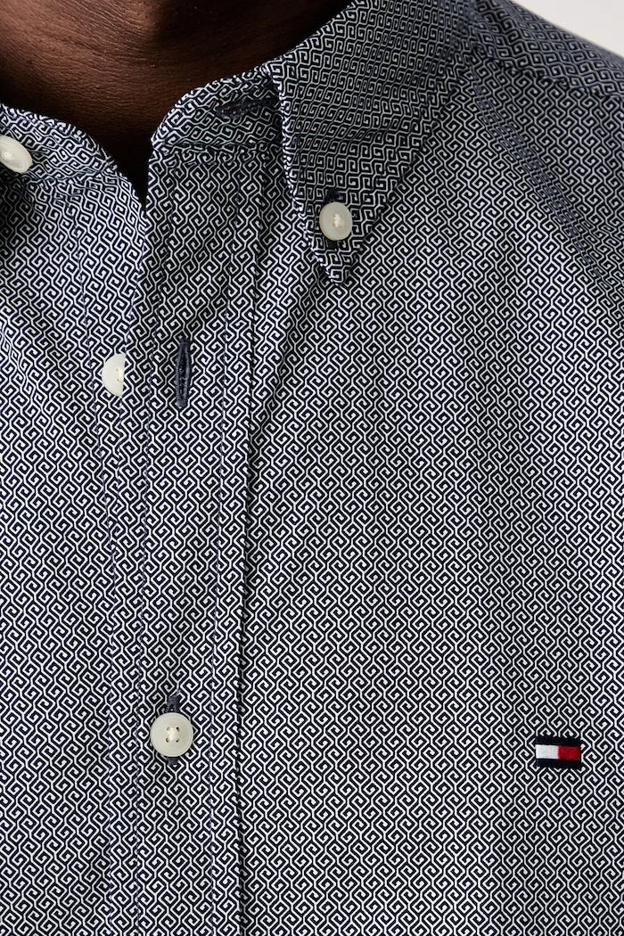 Tommy Hilfiger Erkek Pamuk Gömlek