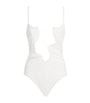 Christopher Esber White Cut-Out Salacia Swimsuit