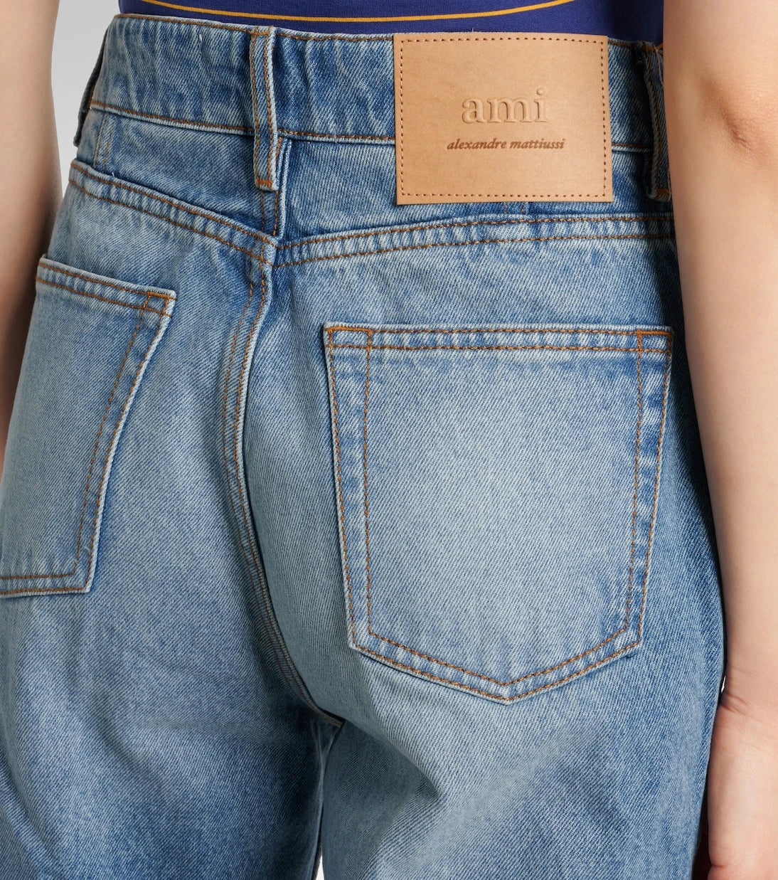 Ami Paris - High-rise flared jeans