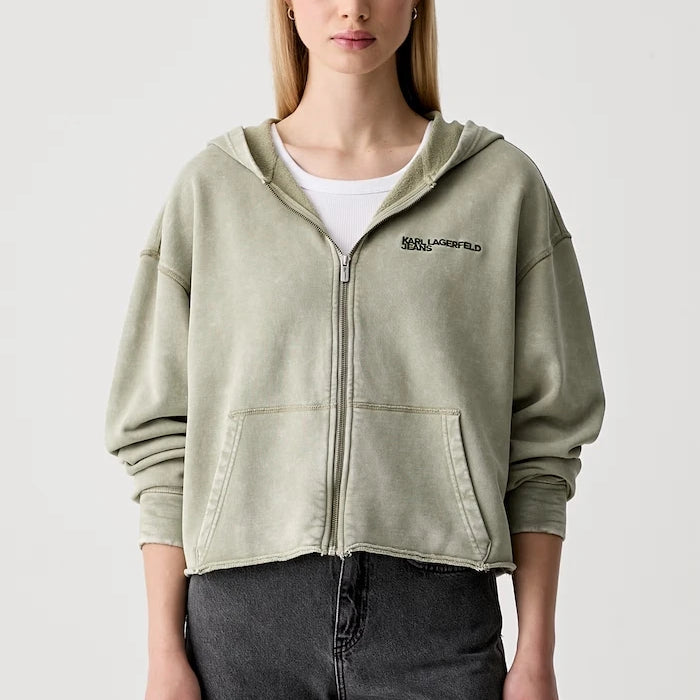 Karl Lagerfeld Jeans kadın pamuklu oversize sweatshirt