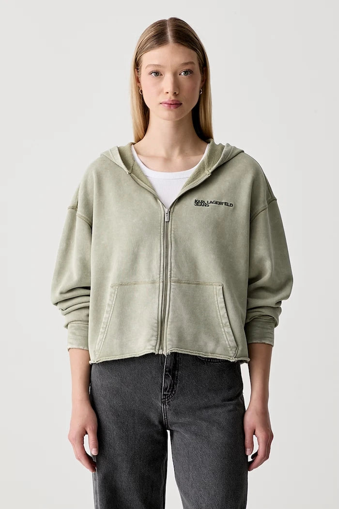 Karl Lagerfeld Jeans kadın pamuklu oversize sweatshirt