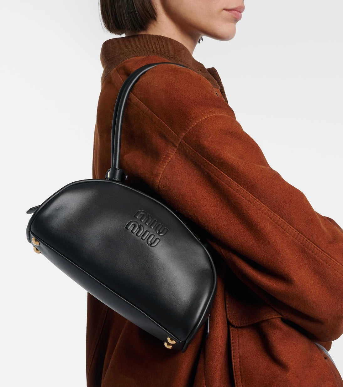 Miu Miu - Beau Small leather bowling bag