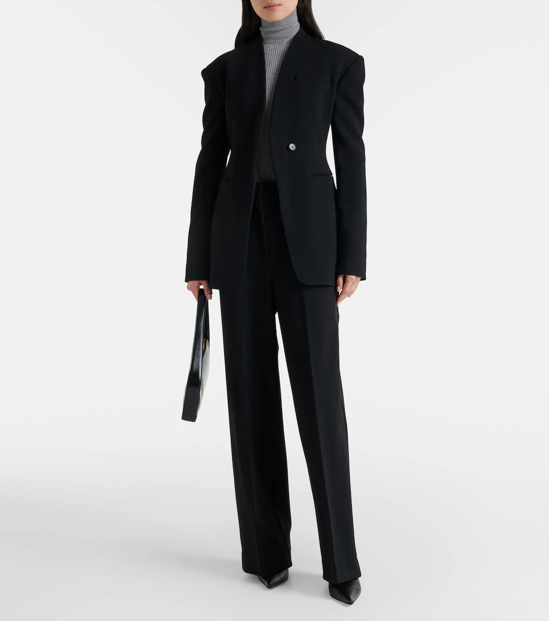 Sportmax - Vetusta crêpe wide-leg pants