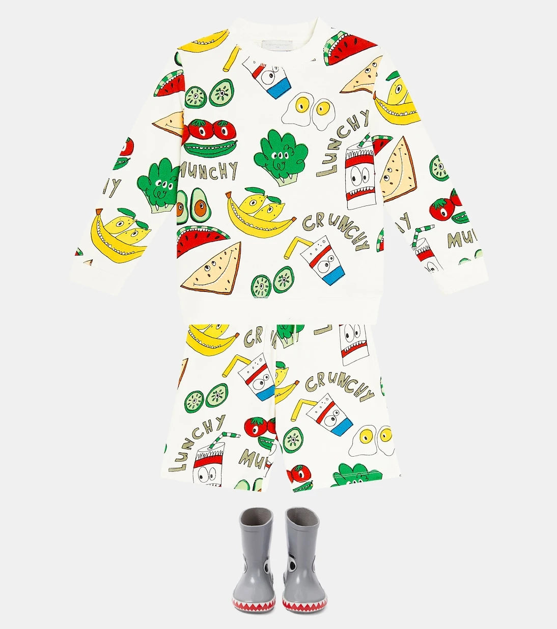 Stella McCartney Kids - Printed cotton fleece tracksuit