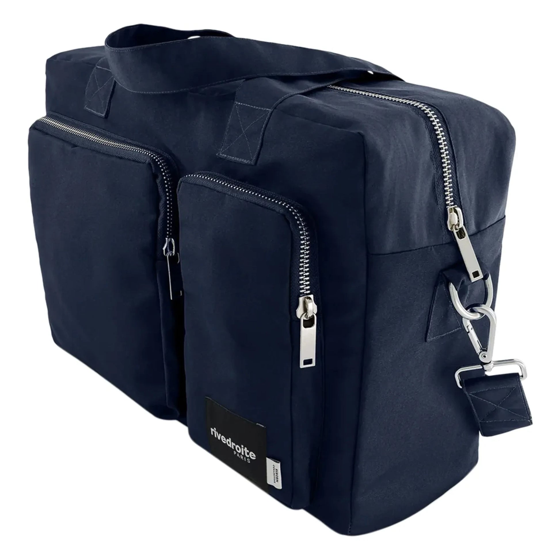 rivedroite - Keller Recycled Fiber 24 Hour Bag | Navy blue