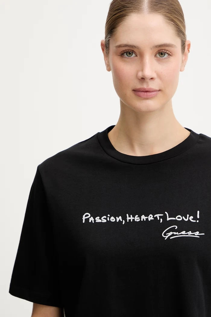 Памучна тениска Guess SOPHIE