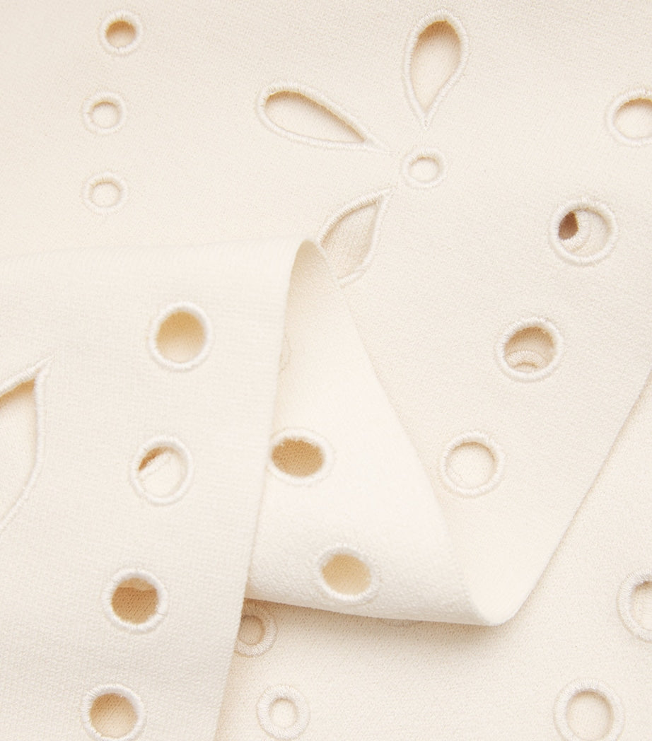 Ulla Johnson Orange Rib-Knit Fania Mini Dress