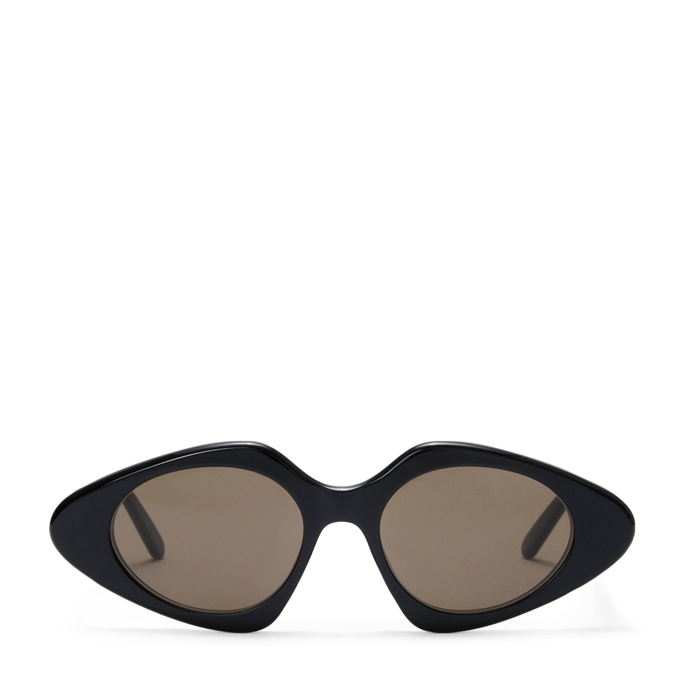 Acetate Triangle Slim Sunglasses