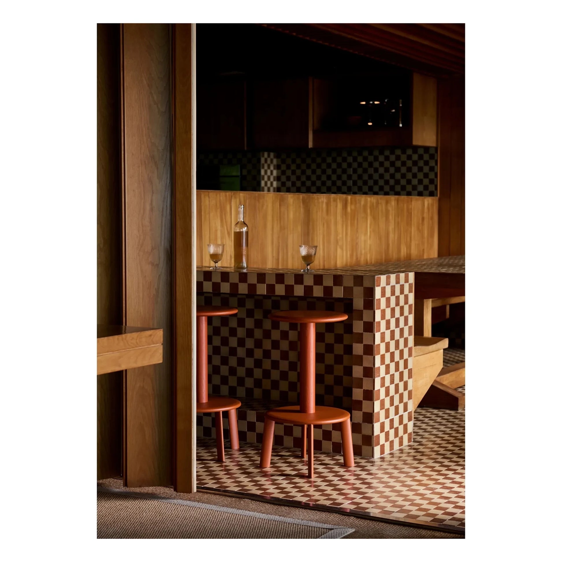 & Tradition - Solid Stool AV40 75 cm, Anderssen &amp; Voll | Red
