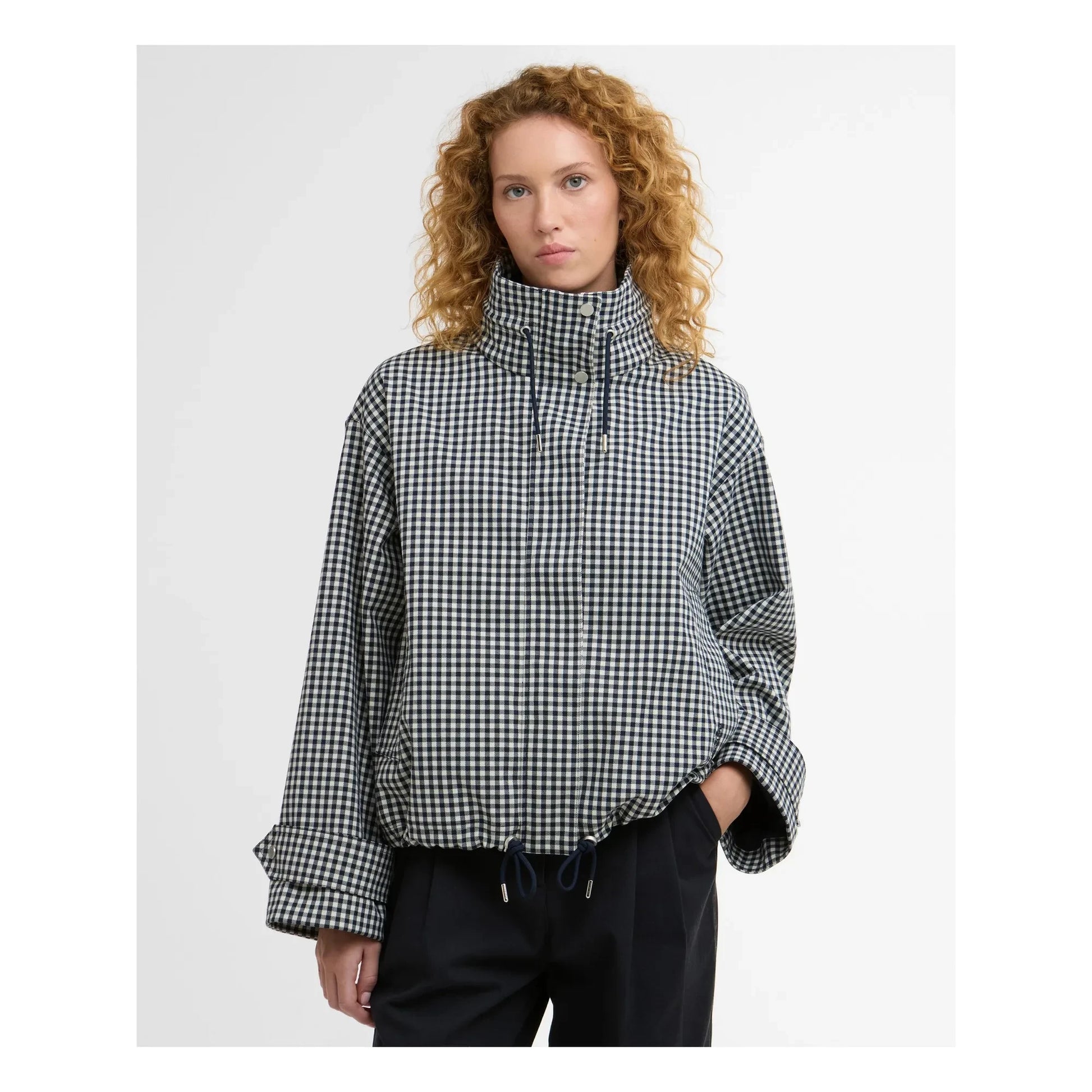 Barbour - Bronwyn Waterproof Check Jacket | Grey