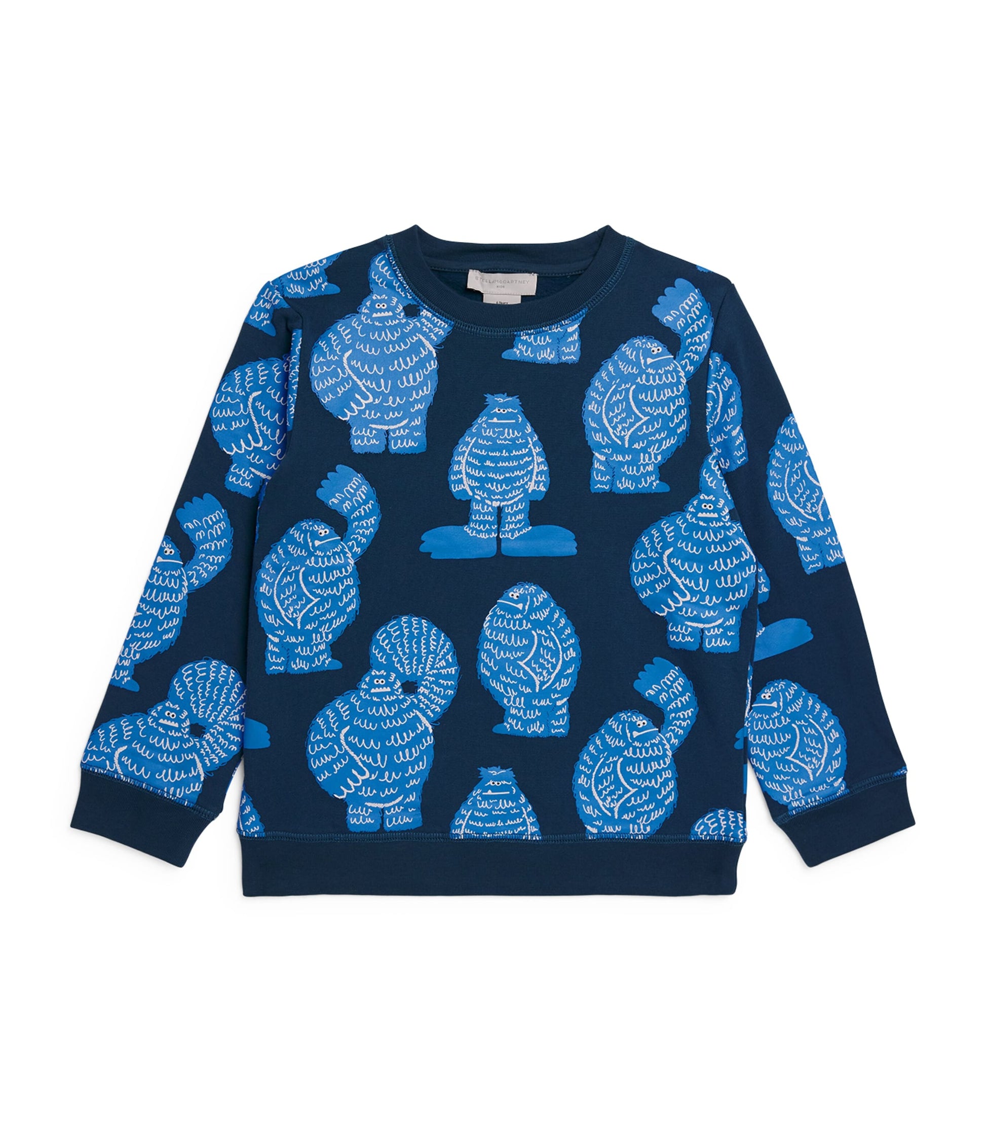 Stella McCartney Kids Cotton Yeti Print Sweatshirt (3-14 Years)