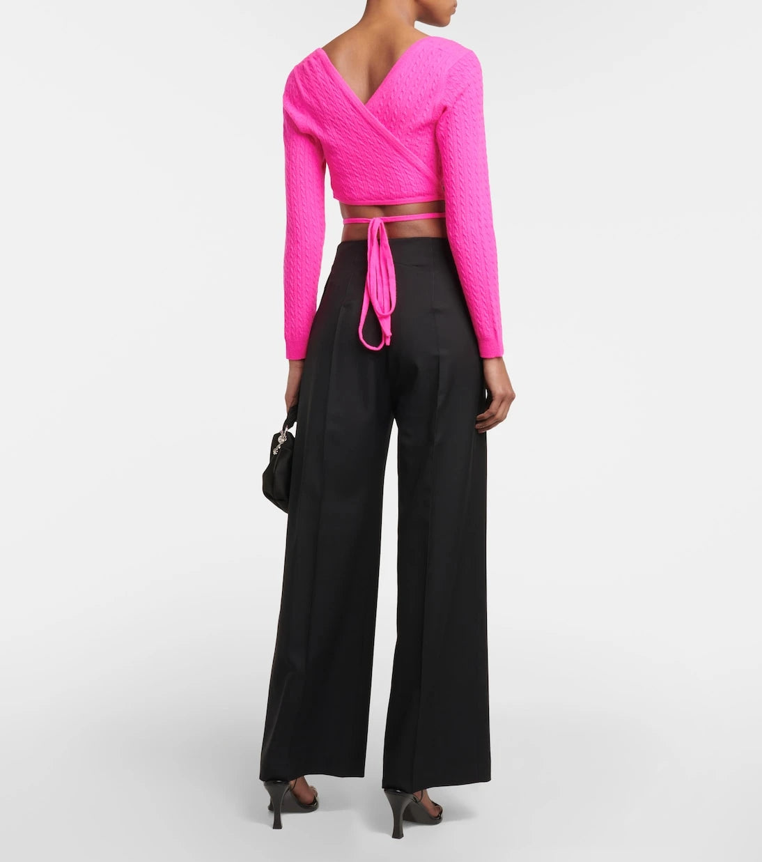 Patou - Cropped wool and cashmere sweater