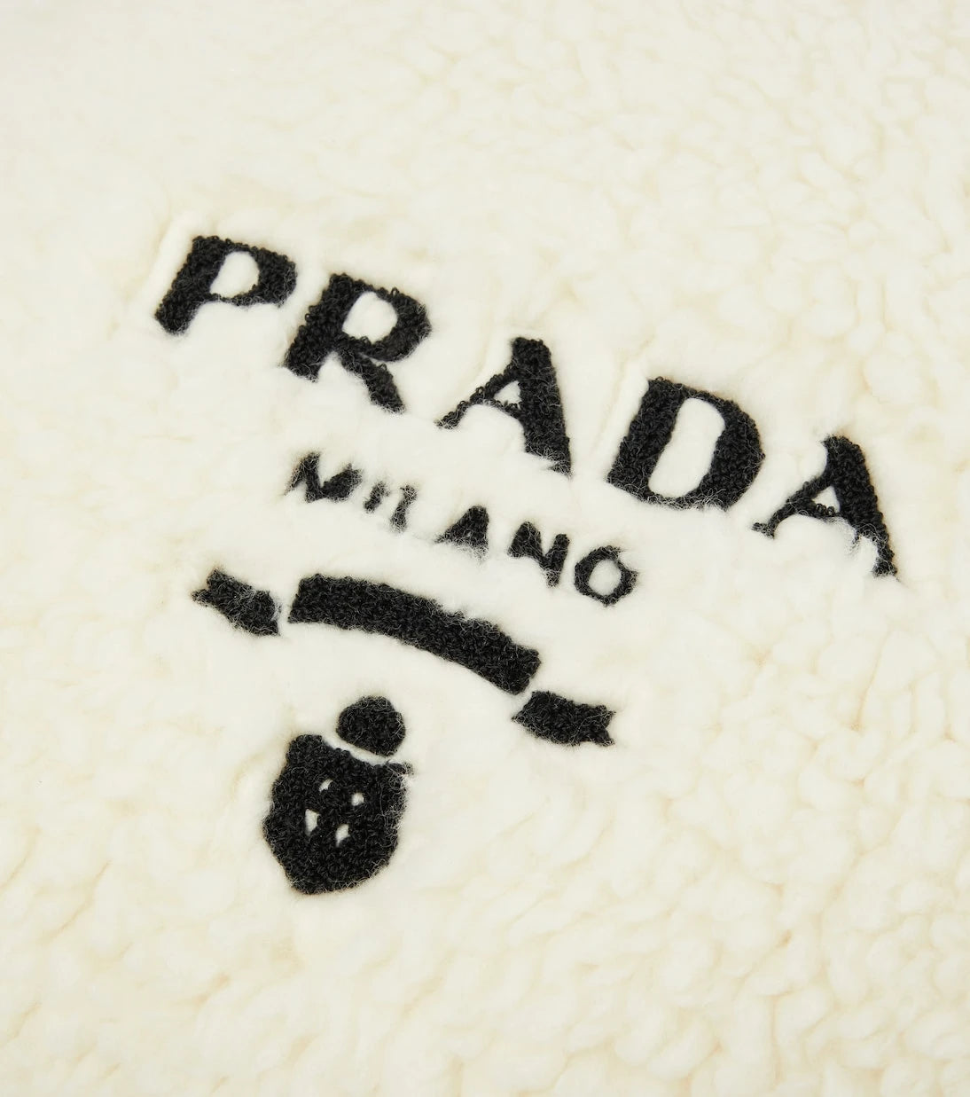 Prada - Logo wool, silk and cashmere cushion