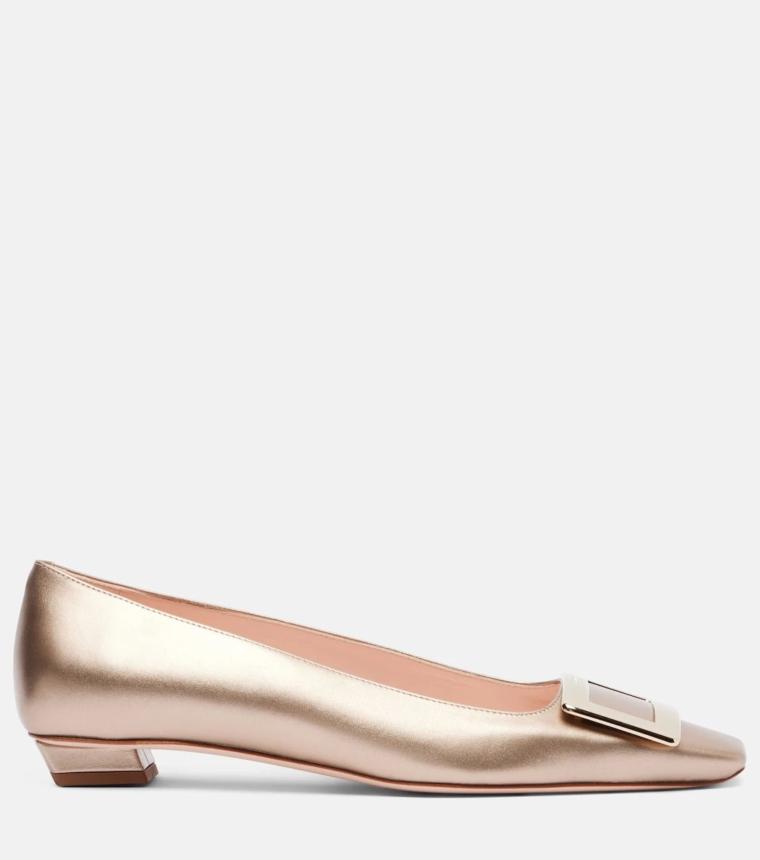 Roger Vivier - حذاء باليه "بيل فيفييه 25" الجلدي المسطح