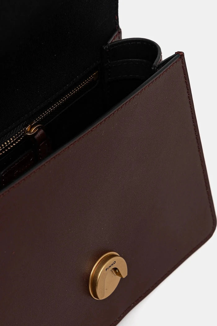 Pinko kadın deri crossbody çanta