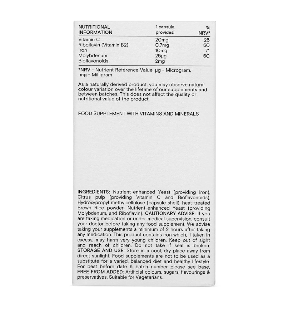 Wild Nutrition Food-Grown Iron Plus (30 Capsules)