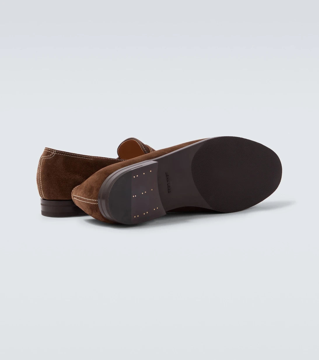 John Lobb - Lopez suede penny loafers