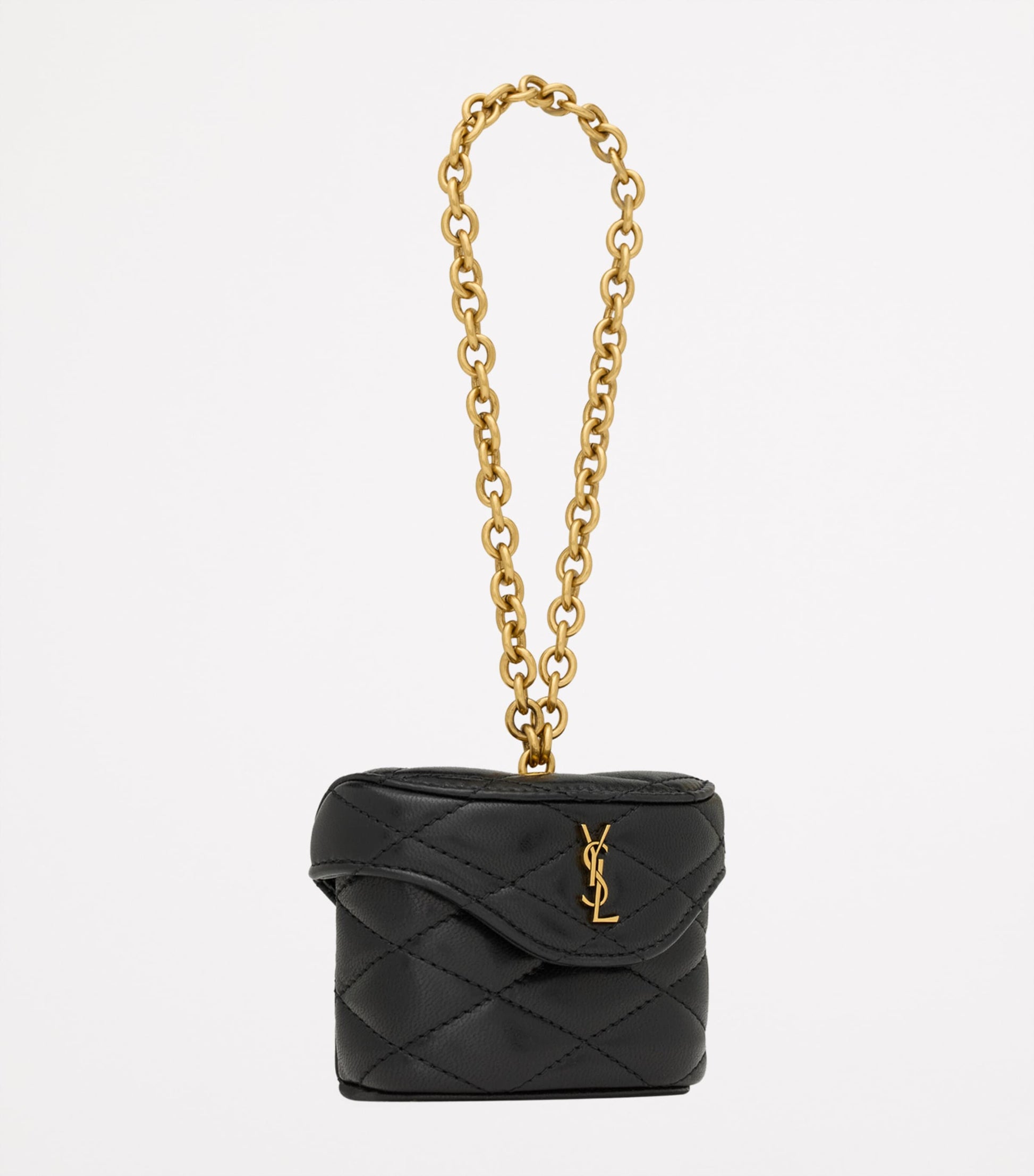 Leather June Box Bag Charm Keyring