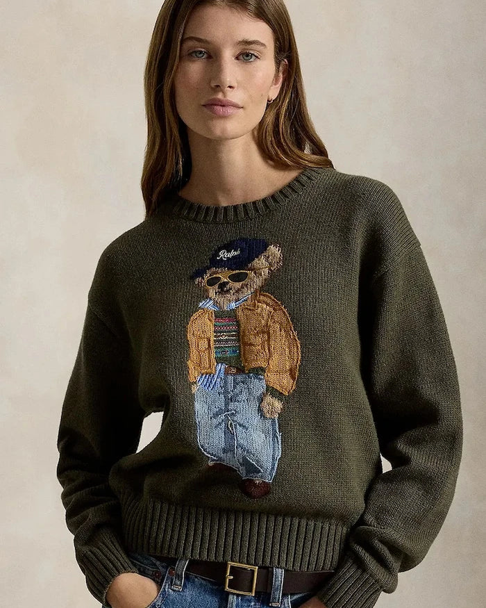 Polo Ralph Lauren Kadın Pamuk Kazak
