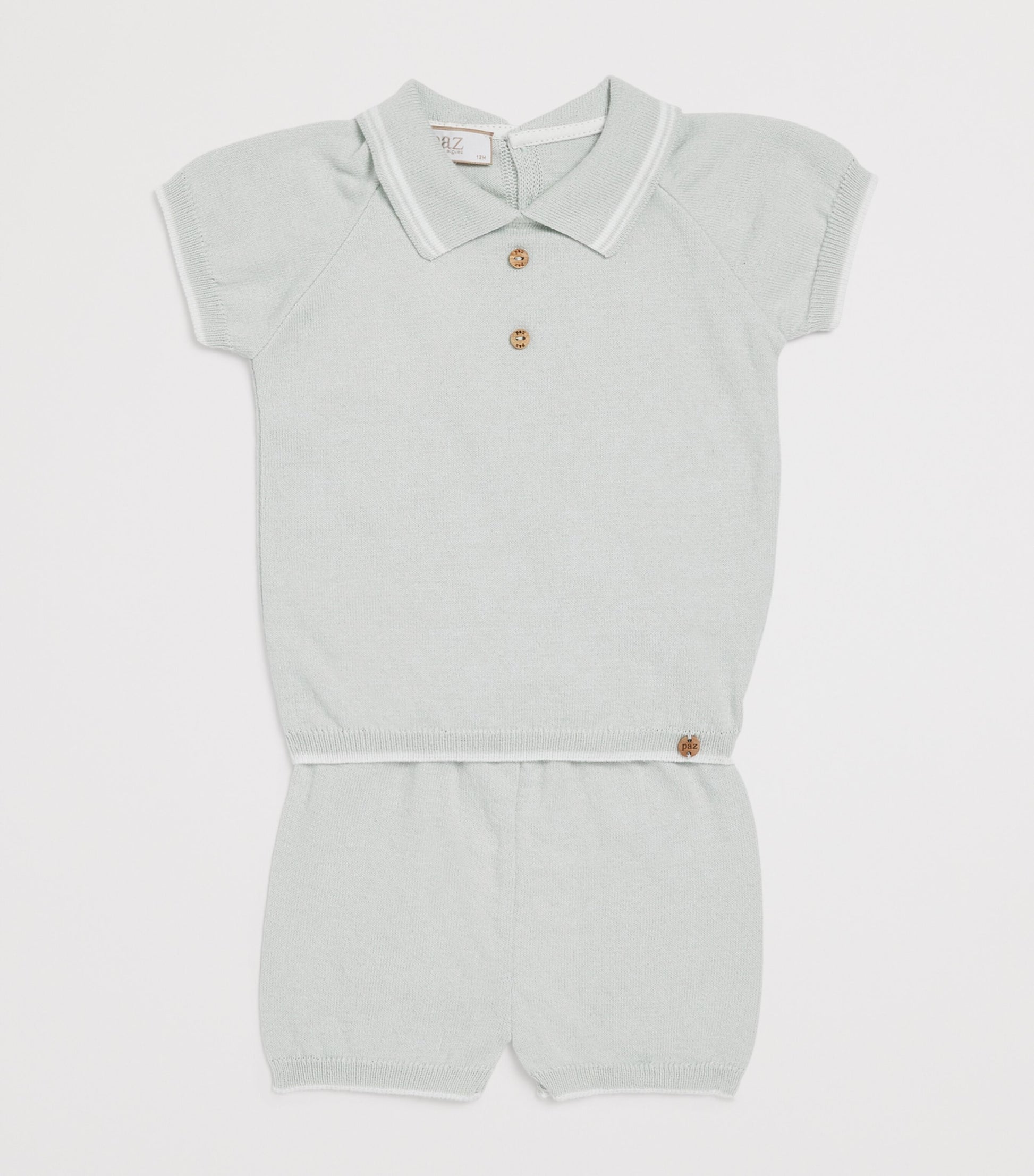 Cotton Polo Shirt and Shorts Set (1-24 Months)