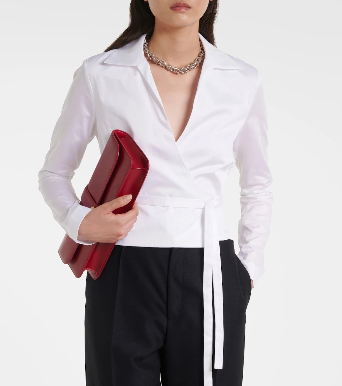 Tove - Bronte cotton wrap top