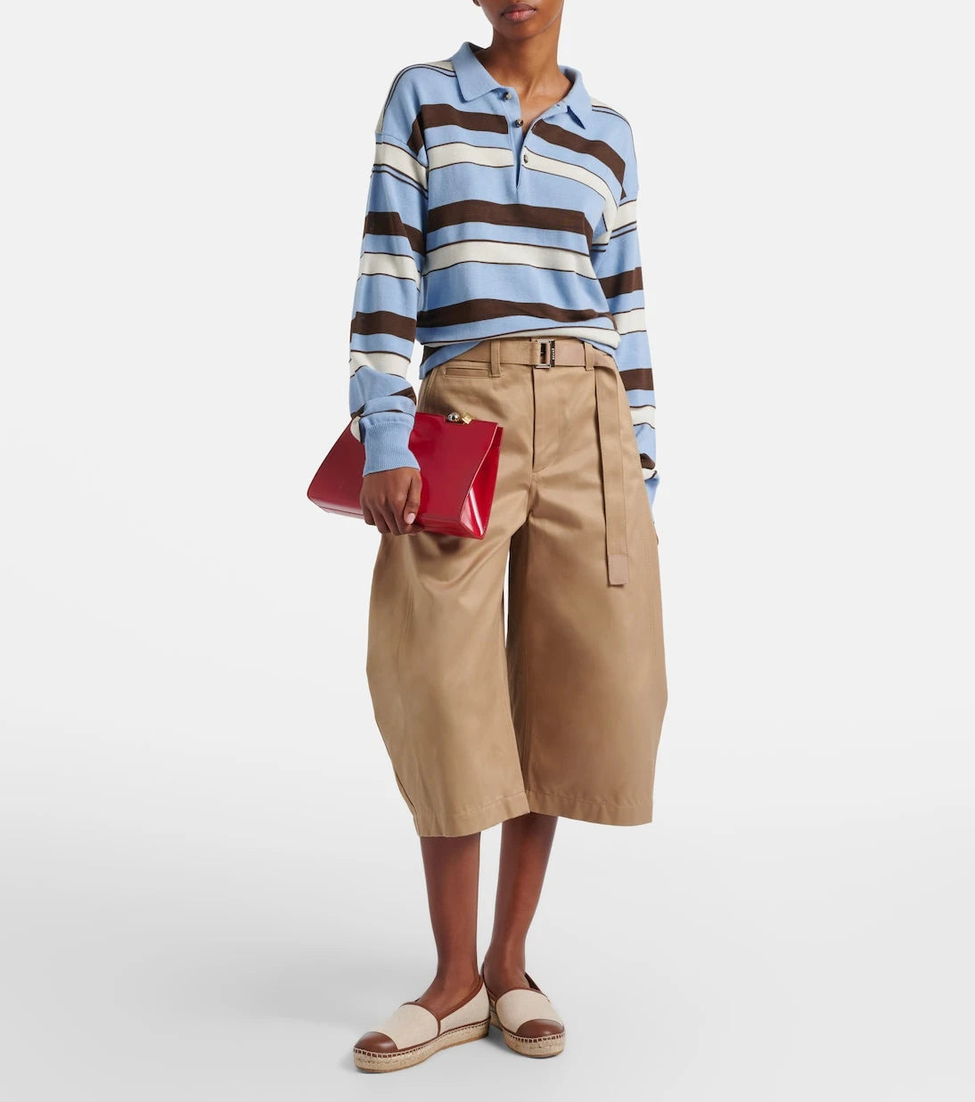 Gianvito Rossi - Leather-trimmed canvas espadrilles